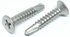 100 Solid Self-drilling Nails, 2.5 Cm Long
