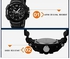 Generic 1040 Fashion Outdoor Men Sports Watches Brand LED Digital Quartz Waterproof Wristwatch - Red