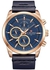 Men's Leather Strap Chronograph Wrist Watch
