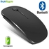 RichRipple USB Optical Silent 2.4G Rechargeable Wireless Mouse - Black