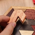 Interesting Puzzle Game DIY 9Pcs Wooden IQ Game Jigsaw Intelligent Tangram Brain Teaser Puzzle Kids Toys For Holiday Gift