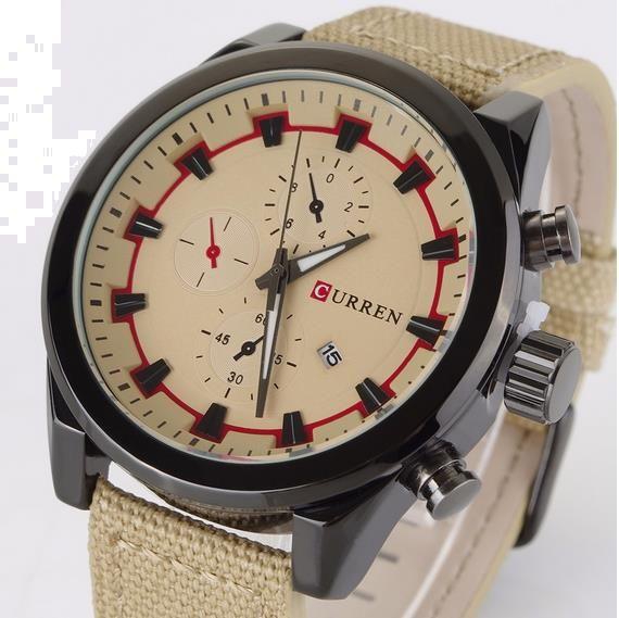 CURREN Casual Watch For Men Analog Leather - 8196