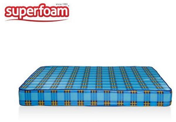Superfoam Morning Glory Heavy Duty Quilted Mattress - Blue Stripes