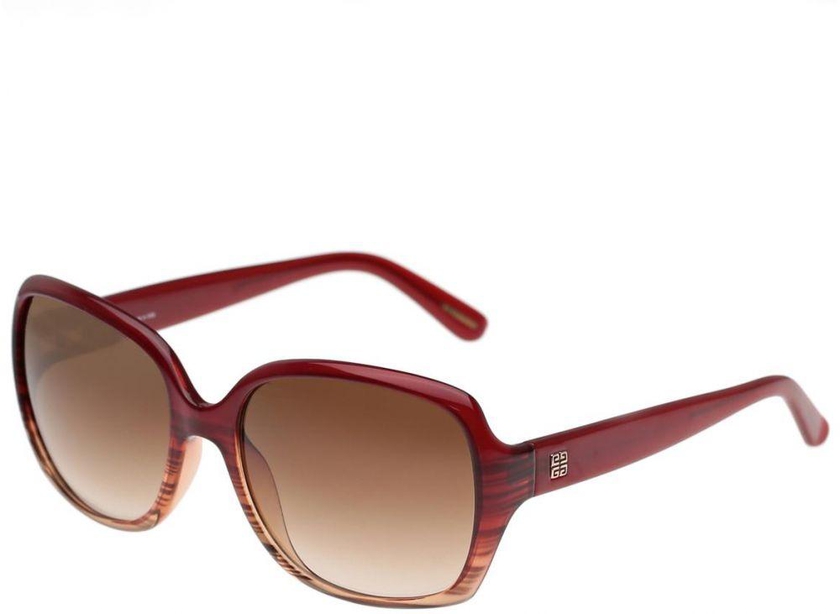 Givenchy Oval Women's Sunglasses - Red GIVENCHY SGV 814M 0ACN-59-18-135