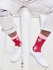 Kamata Pink Hornbill Combed Cotton Socks - Pink / Red