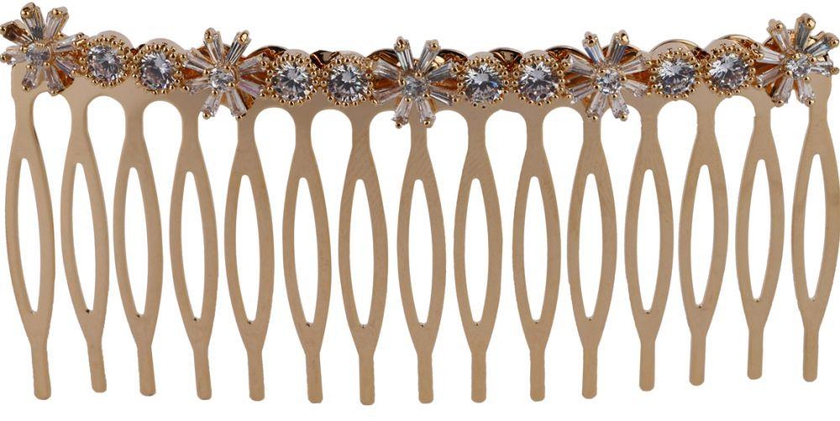 Hair Pins for women, Gold, Encrusted with crystals