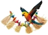 Generic Parrot Lafite Grass Bite Toy Colorful Standing Perch For Pet Birds