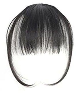 Girl Hair Air Fringe Bang with Hairs on the Temple Women Wigs Front Neat Bangs with Clip In Girl Hair Extensions Piece