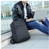 15.6-inch Laptop Business School Travel Waterproof Backpack Bag USB Out-port, BLACK.