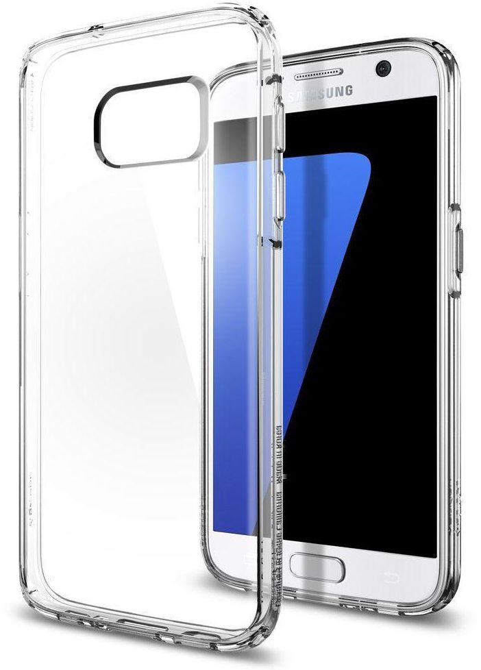 Spigen Samsung Galaxy S7 Bumper Case Ultra Hybrid Crystal Clear