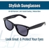 Stylish 80th Retro Unisex Polarized Sunglasses UV400 Classic Vintage Chic