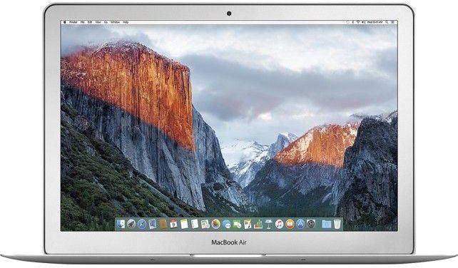 Apple MacBook Air Laptop - Intel i5 1.6 GHz Dual Core, 13.3 Inch, 128GB, 8GB, OS X El Capitan, Silver - MMGF2LL/A