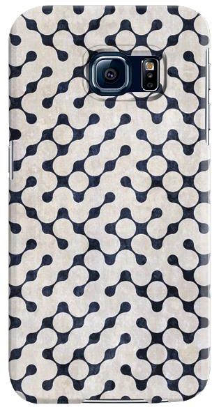 Stylizedd Samsung Galaxy S6 Premium Slim Snap case cover Gloss Finish - Connect the dots - White