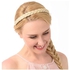 DIGUAN Headband Synthetic Hair Plaited Headband Braid Braided With Teeth Hair Band Accessories for Women Girl Wide 1.5cm (Chestnut Brown)