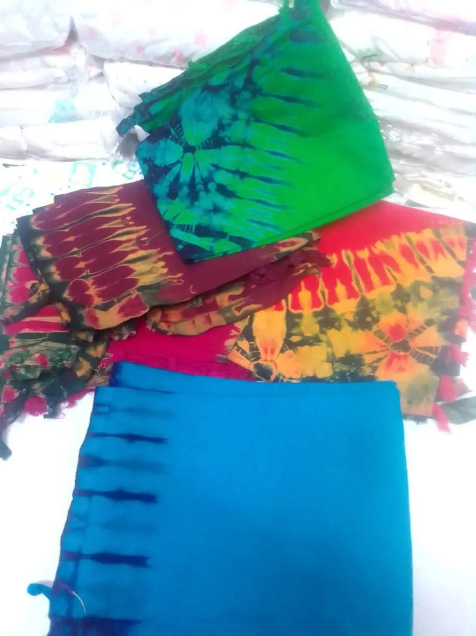 Fashion Multicolored Printed Dye Wrap Leso Or Khanga Cover UpThis is a ladies beach cover up leso or wrap over or wrap khanga for wearing while at the beach. Can be worn around the