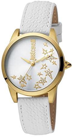 JUST CAVALLI Women's Watch With Silver Leather Band
