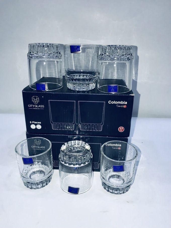 City Glass Cups Set ( Coffee ) 6 Pieces