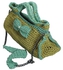 Luxury Crochet Women's Shoulder and Hand bag - Fashion Ladies bag - Large Capacity - LEMON & Green