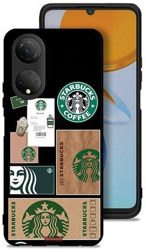 Honor X7 Protective Case Cover Starbucks Sticker