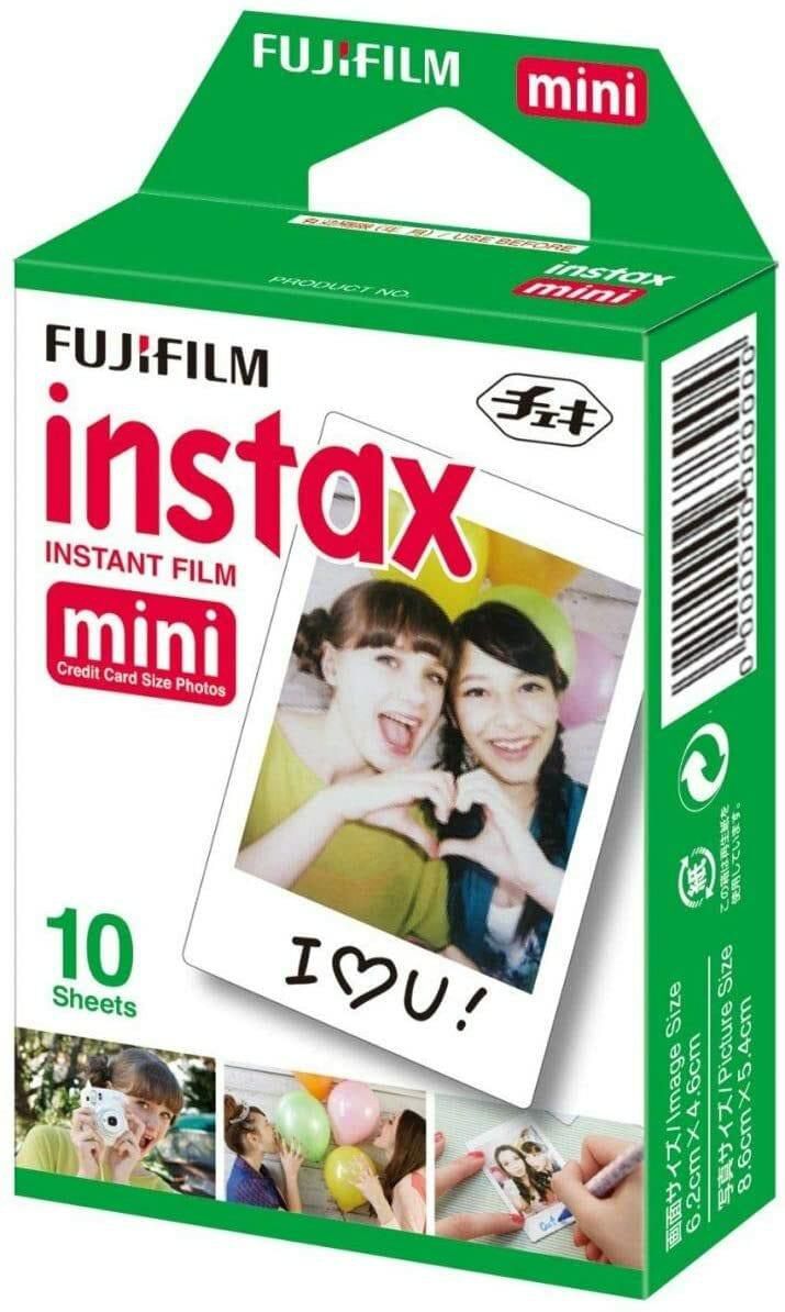 FUJIFilm Instax Mini (Film) PLAIN - Single pack for instax mini 7, 7s, 8, 25, 50
