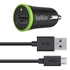 Belkin USB Car Charger with Micro-USB Charge and Sync Cable 2.1amp in Black  - F8M668BT04-BLK