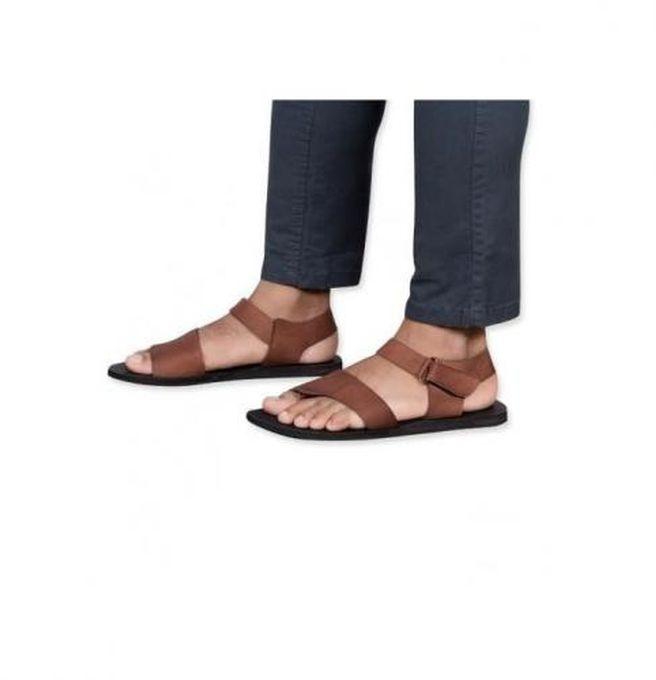 Men's Genuine Leather Sandals (brown)