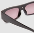 Women's Sunglass With Durable Frame Lens Color Purple Frame Color Black