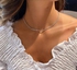 Tennis Choker Short Necklace With White Cz Stone Silver 925
