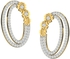 His & Her 0.38 Cts Diamond Earrings in 14KT Yellow Gold (GH Color, PK Clarity)