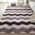 Generic Fluffy Soft Fluffy Carpets 5*8 Pattern/zigzag