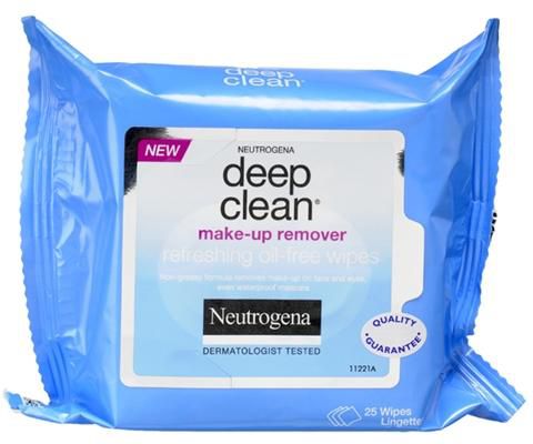 Neutrogena Deep Clean Make Up Remover Wipes - 25's
