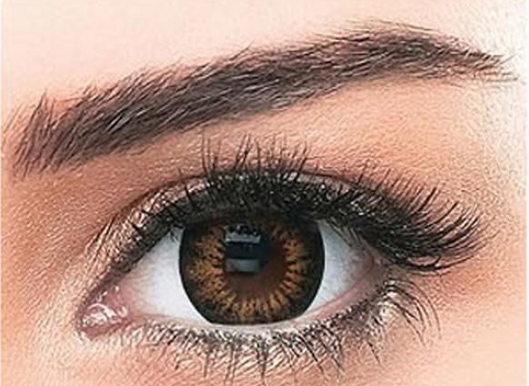 Bella Colored  Elegance Cosmetic Contact Lenses - Brown