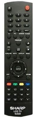 Replacement Remote Control For Sharp Led/lcd Tv Gj222