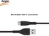 Dual USB 2.4A Car Charger With High Strength Double Braided Type C And Micro-USB Cable Black