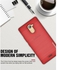 Speeed TPU Silicone Case for Infinix Hot 4 X557 - Red + HD Ultra-Thin Glass Screen Protector