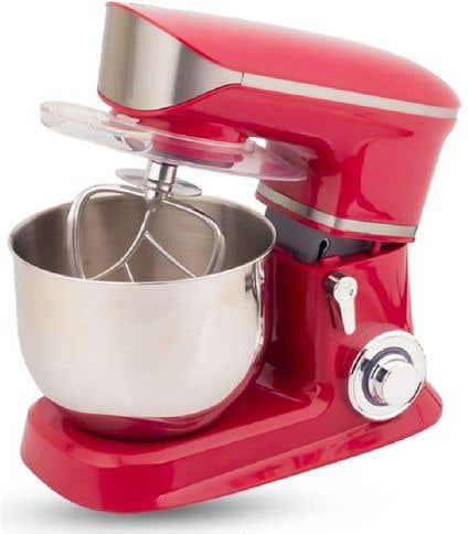 Get Rafale Stand mixer, 1300 watt, 5 liters - red with best offers | Raneen.com