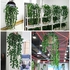 John H Artificial Vine Plant 2M Plastic Rattan Green Pack of 12