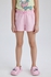 Defacto Girl Regular Fit Woven Swimming Short - Pink