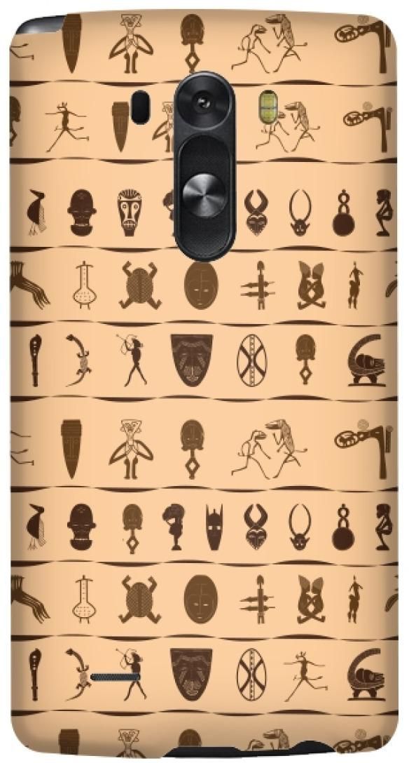 Stylizedd LG G3 Premium Slim Snap case cover Matte Finish - Tribal Hieroglyphics