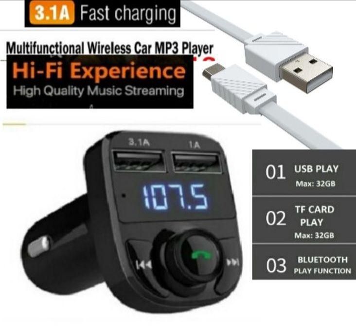 Wireless Bluetooth FM Transmitter Car MP3 Fast Charger