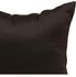 Solid Colour Cushion Cover Silk Pillow Case Black