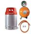 Cepsa 12.5kg Gas Cylinder With Metered Regulator, Hose & Clips