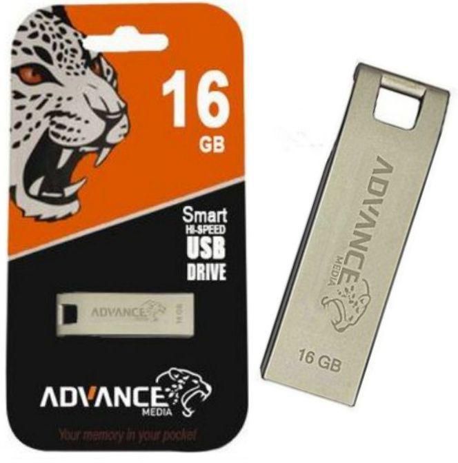 Advance 16GB USB Flash Drive -Silver