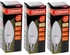 Osram LED Candle (4.9 W, Warm Frosted, 3 Pc.)