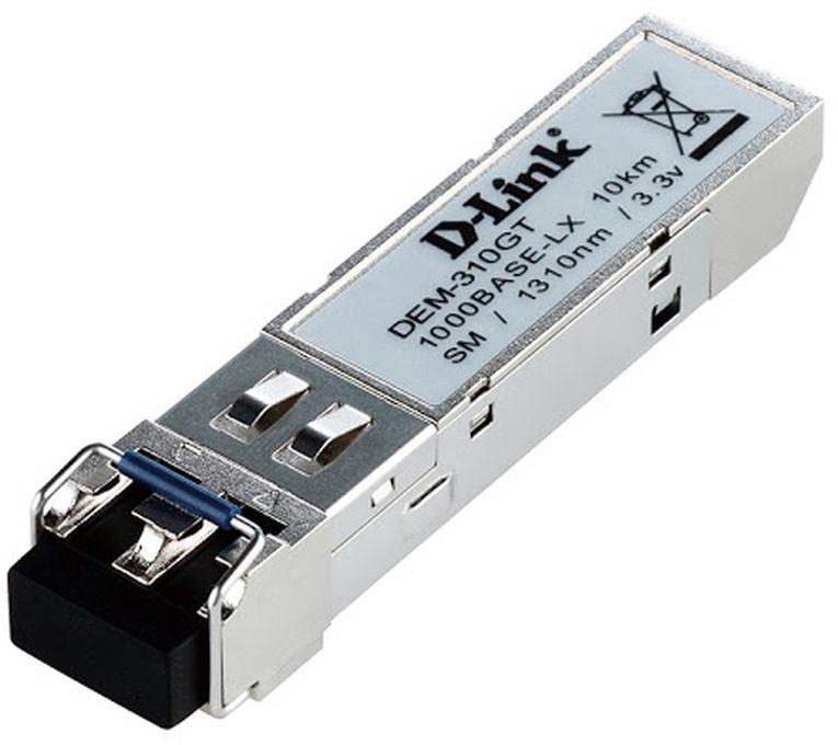 D-Link DEM-310GT 1-port SFP 1000BASE-LX SM Fiber Transceiver - Up To 10Km