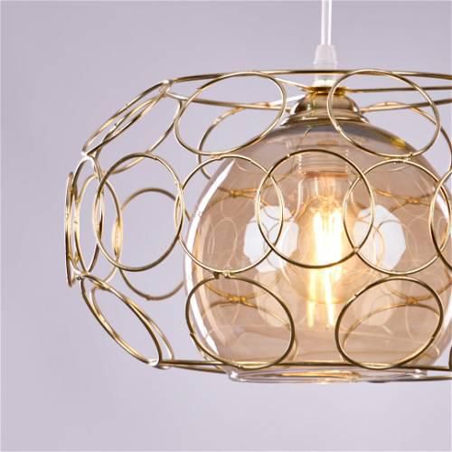 Ball ceiling lamp, Gold - RG1005