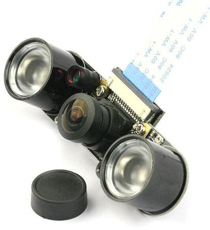 Raspberry Pi Infrared Night Vision Camera (5MP - 222°FOV)