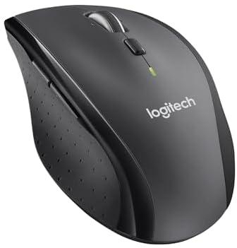 Logitech Mouse Wireless M705 Marathon- Blackish -Grey