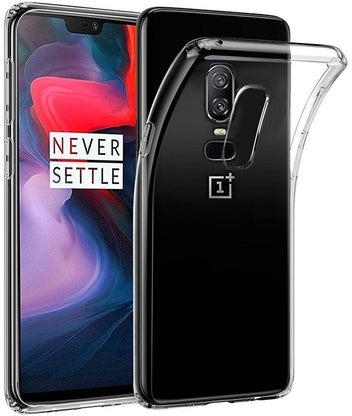 Oneplus 6 Silicone Cover Clear Transparent Soft Tpu Multicolour
