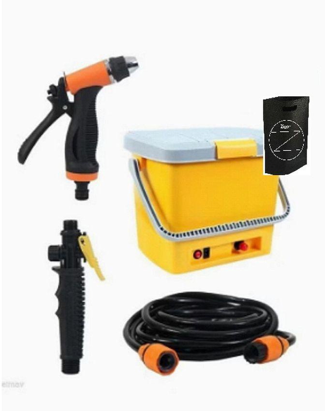 Portable High Pressure Washer Power Pump Self priming Wash Kit+zigor Special Bag